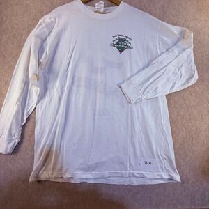 Vintage 1998 San Diego Padres NL Champions Long Sleeve Shirt XL T-America White